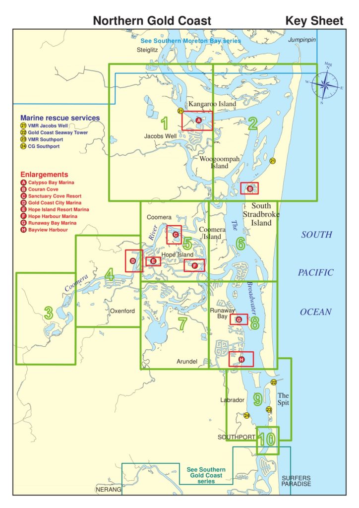 Beacon to Beacon maps of Northern Gold Coast - Coastal 