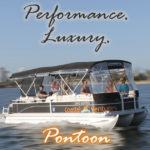 Luxury performance pontoon hire boat