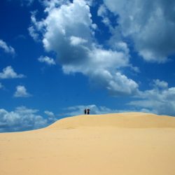 The picturesque sand dunes between you and the ocean